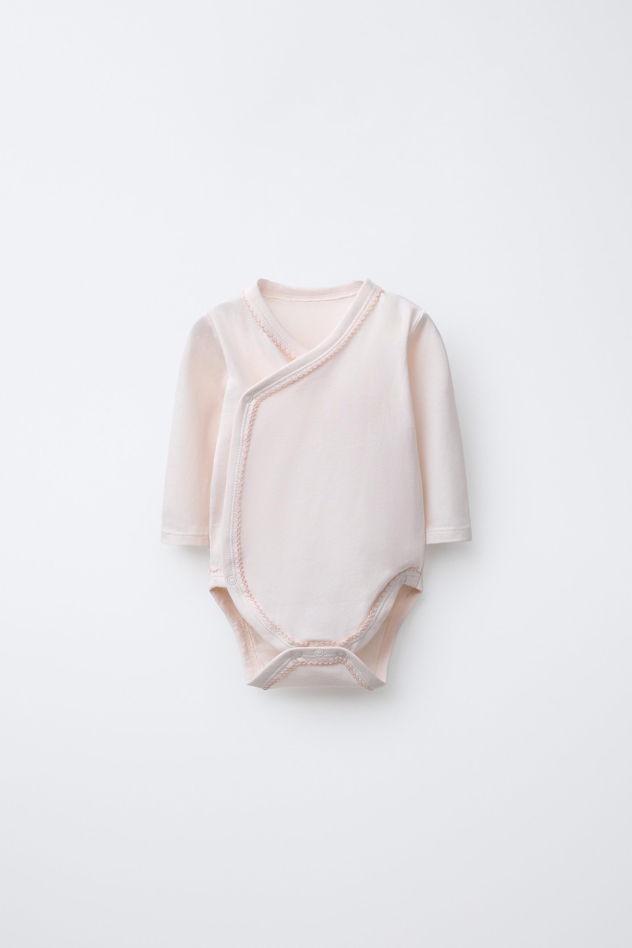 3-PACK OF KIMONO NECK FLORAL BODYSUITS