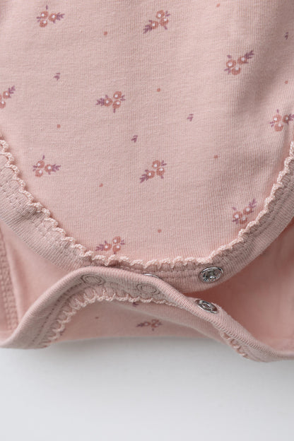 3-PACK OF KIMONO NECK FLORAL BODYSUITS