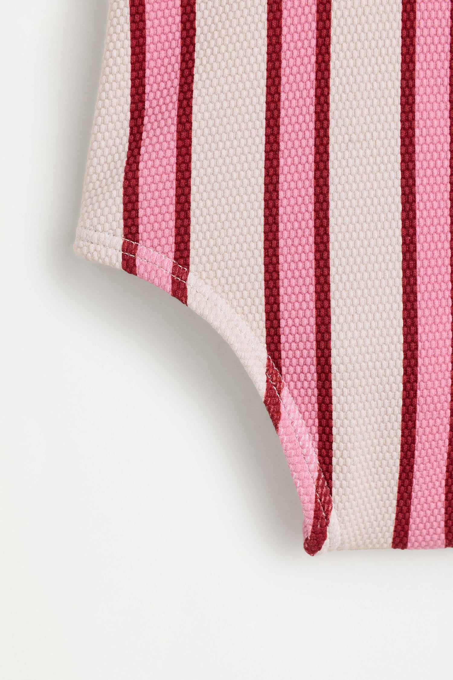 Baby Girl | Pink striped swimsuit