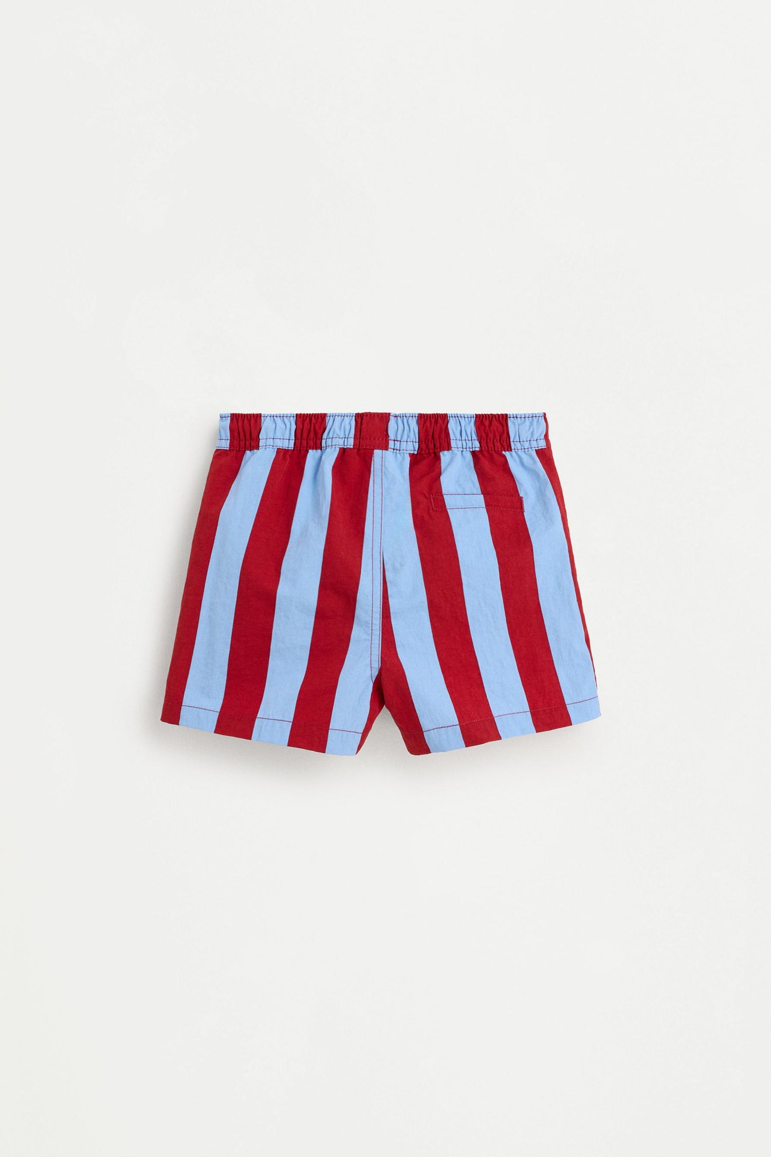 Baby Boy | Burgundy striped swim shorts