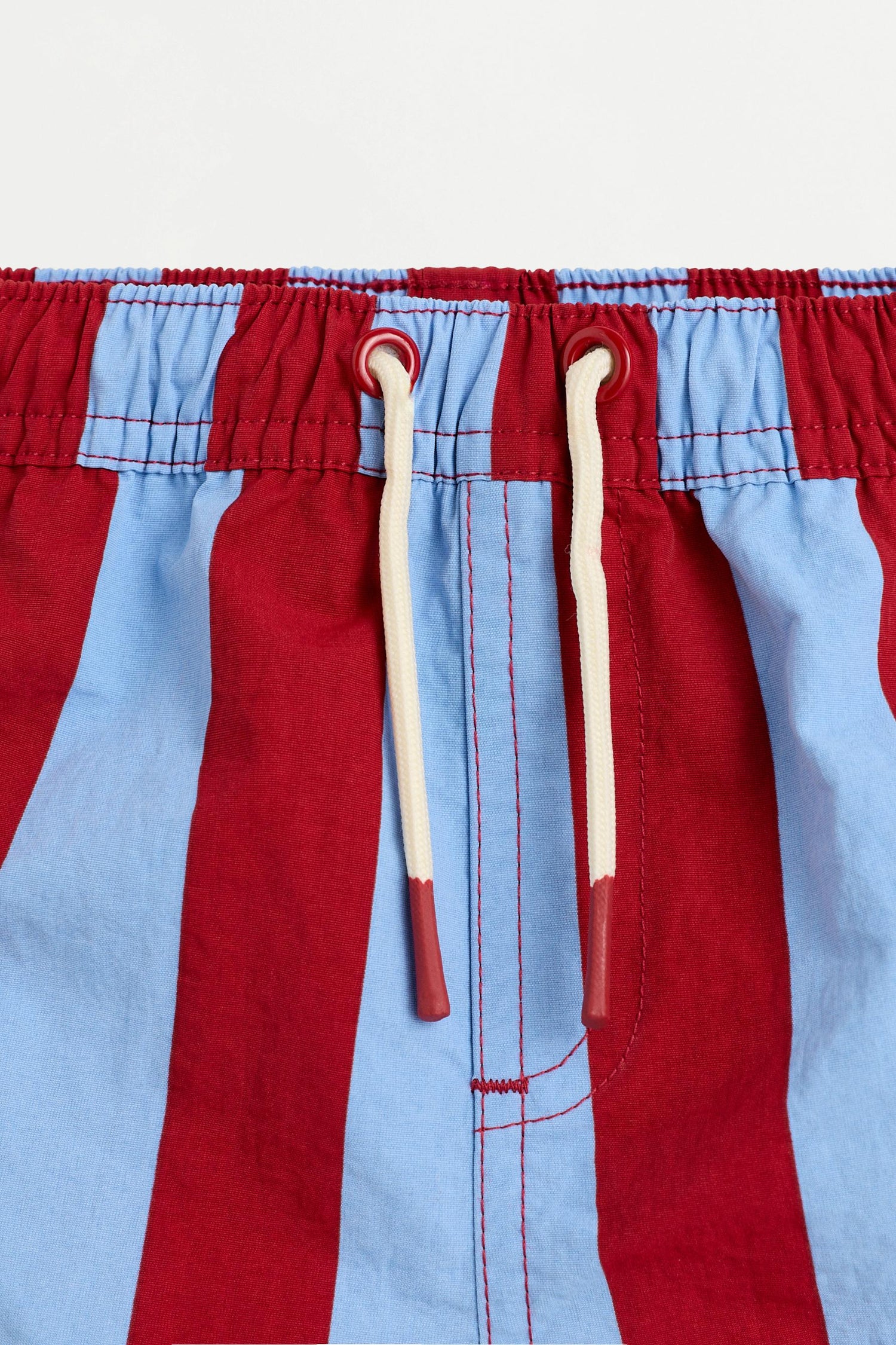 Baby Boy | Burgundy striped swim shorts