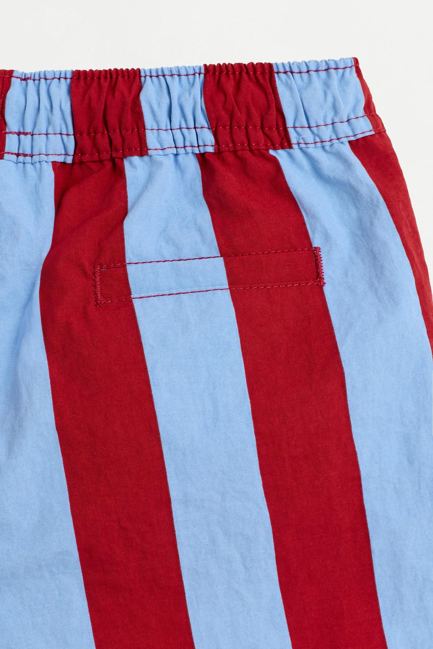 Baby Boy | Burgundy striped swim shorts