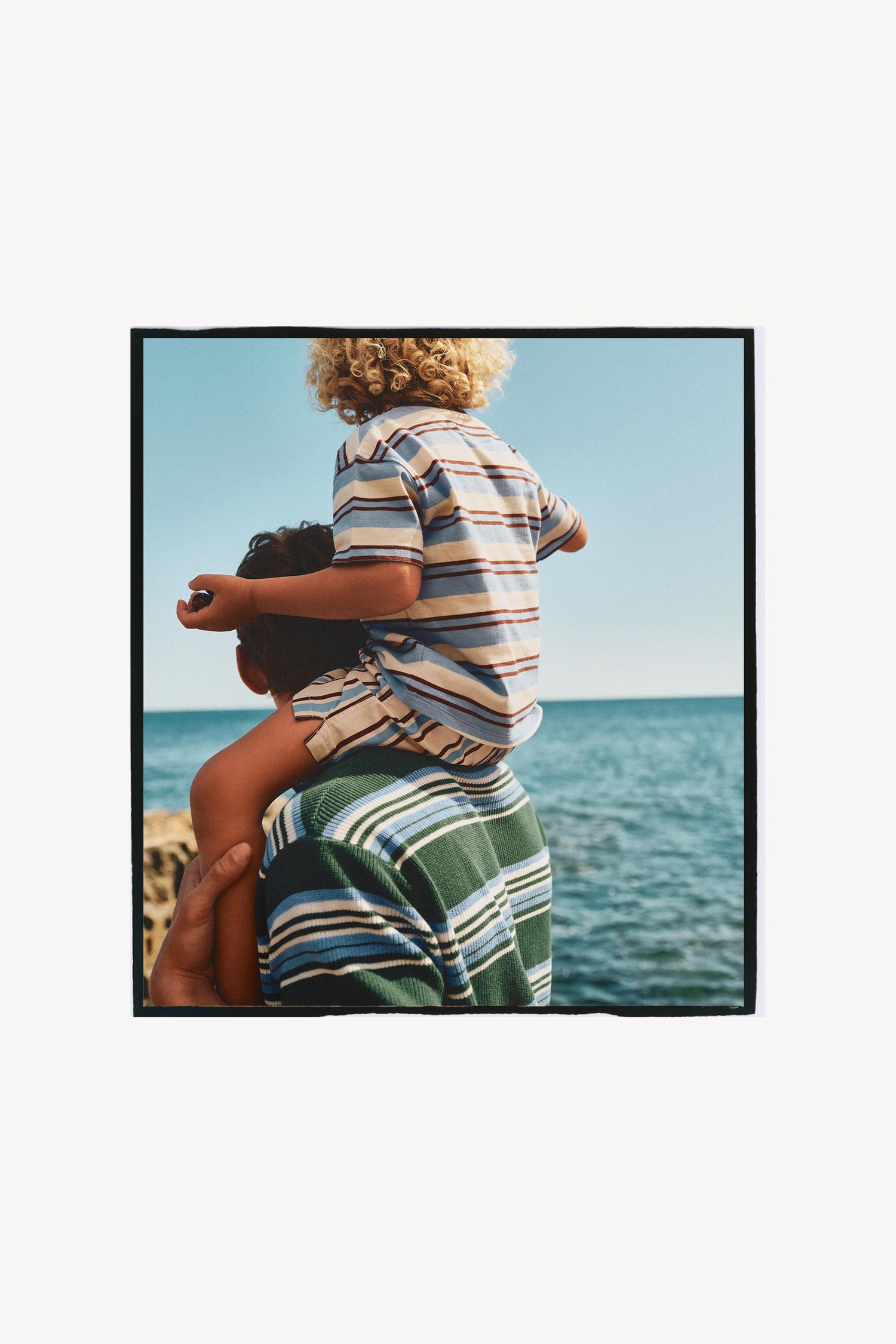 Baby Boy | Brown stripe swim shorts