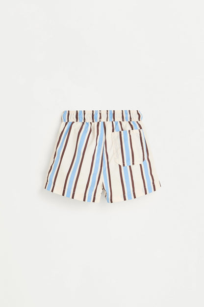 Baby Boy | Brown stripe swim shorts