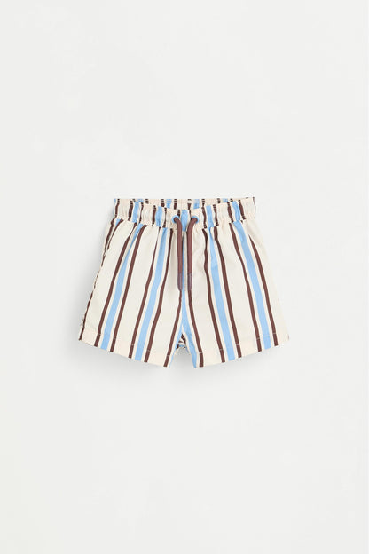 Baby Boy | Brown stripe swim shorts