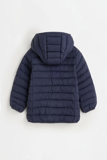 Lightweight quilted hooded jacket