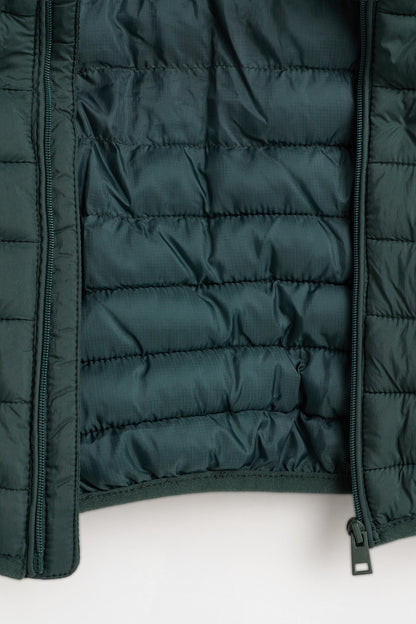 Lightweight quilted hooded jacket