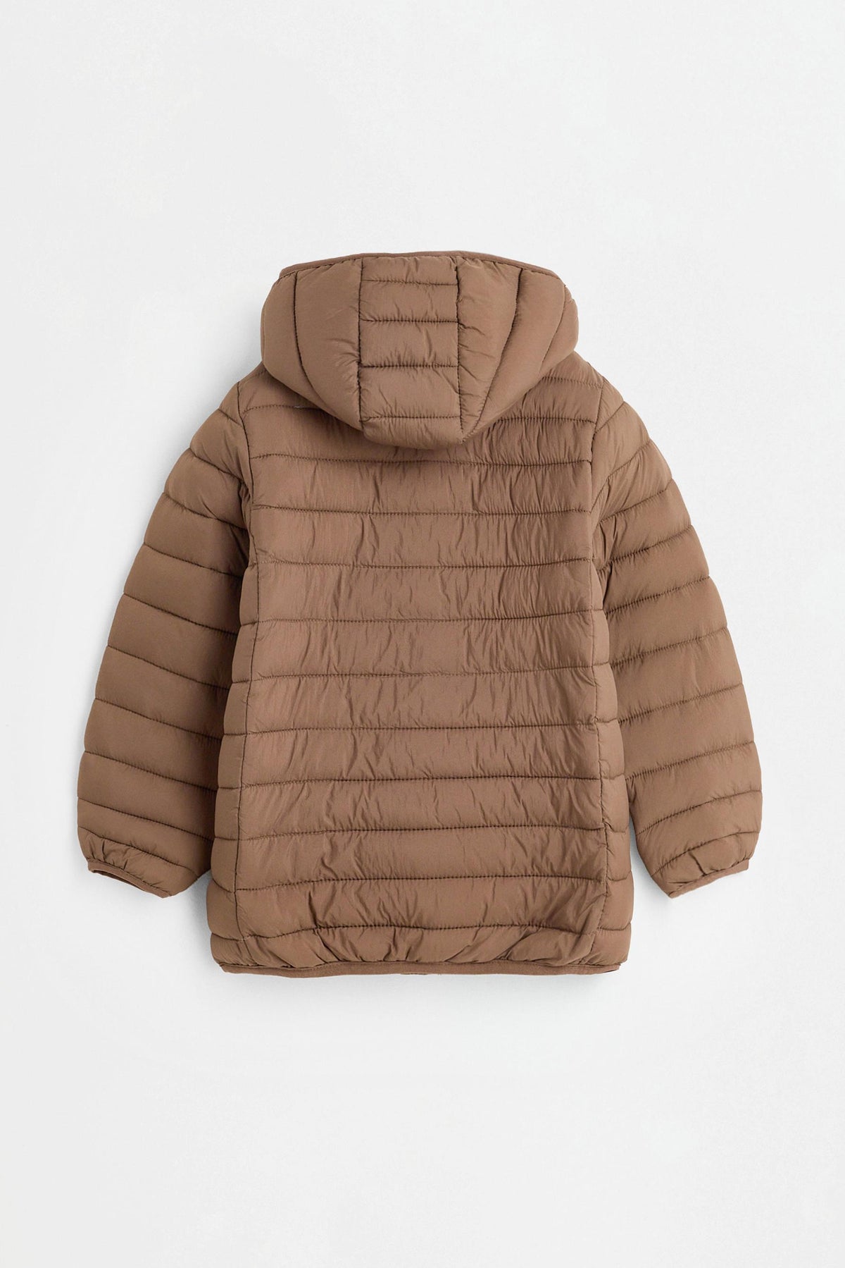 Lightweight quilted hooded jacket