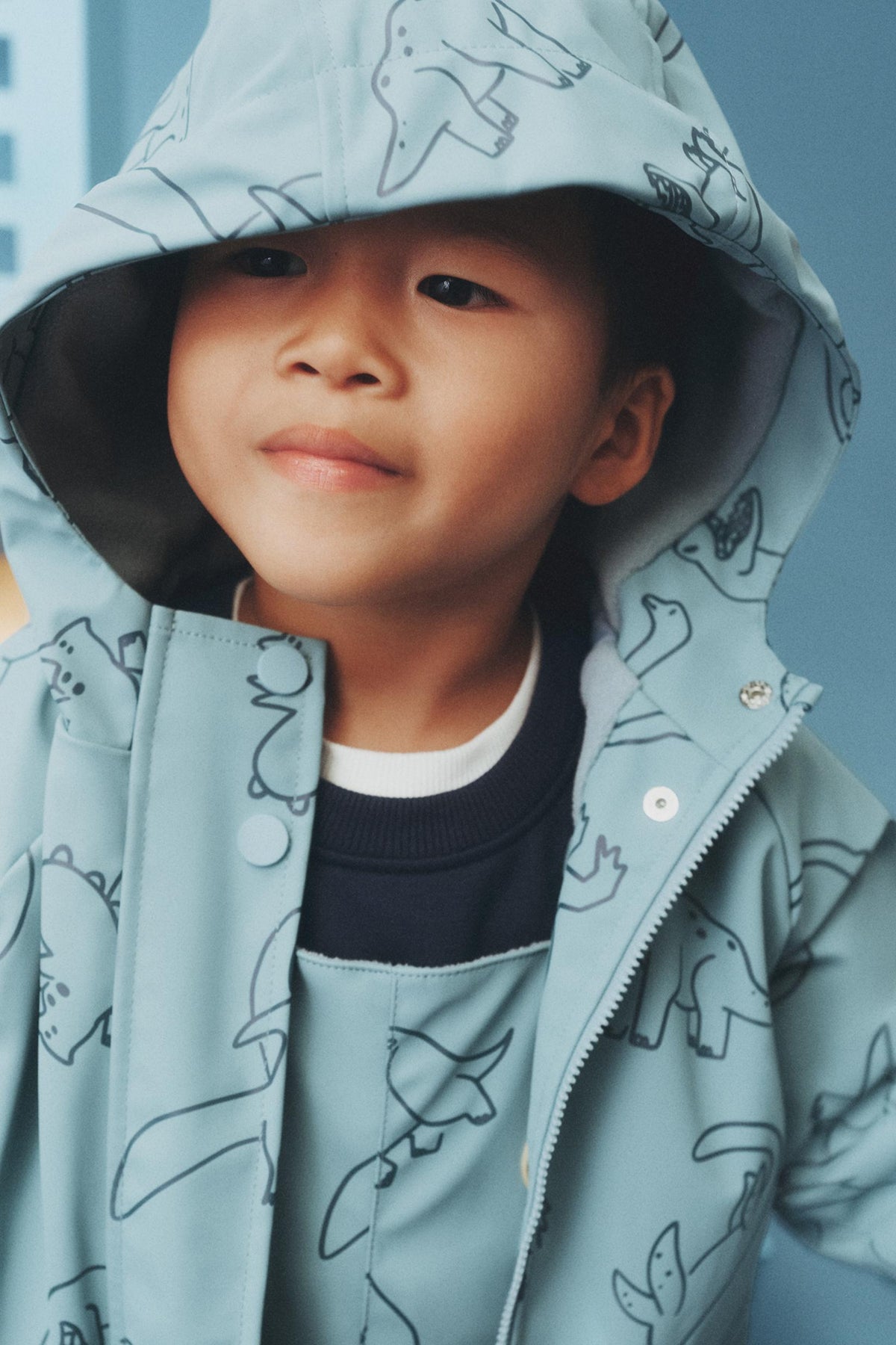 Rubberised raincoat