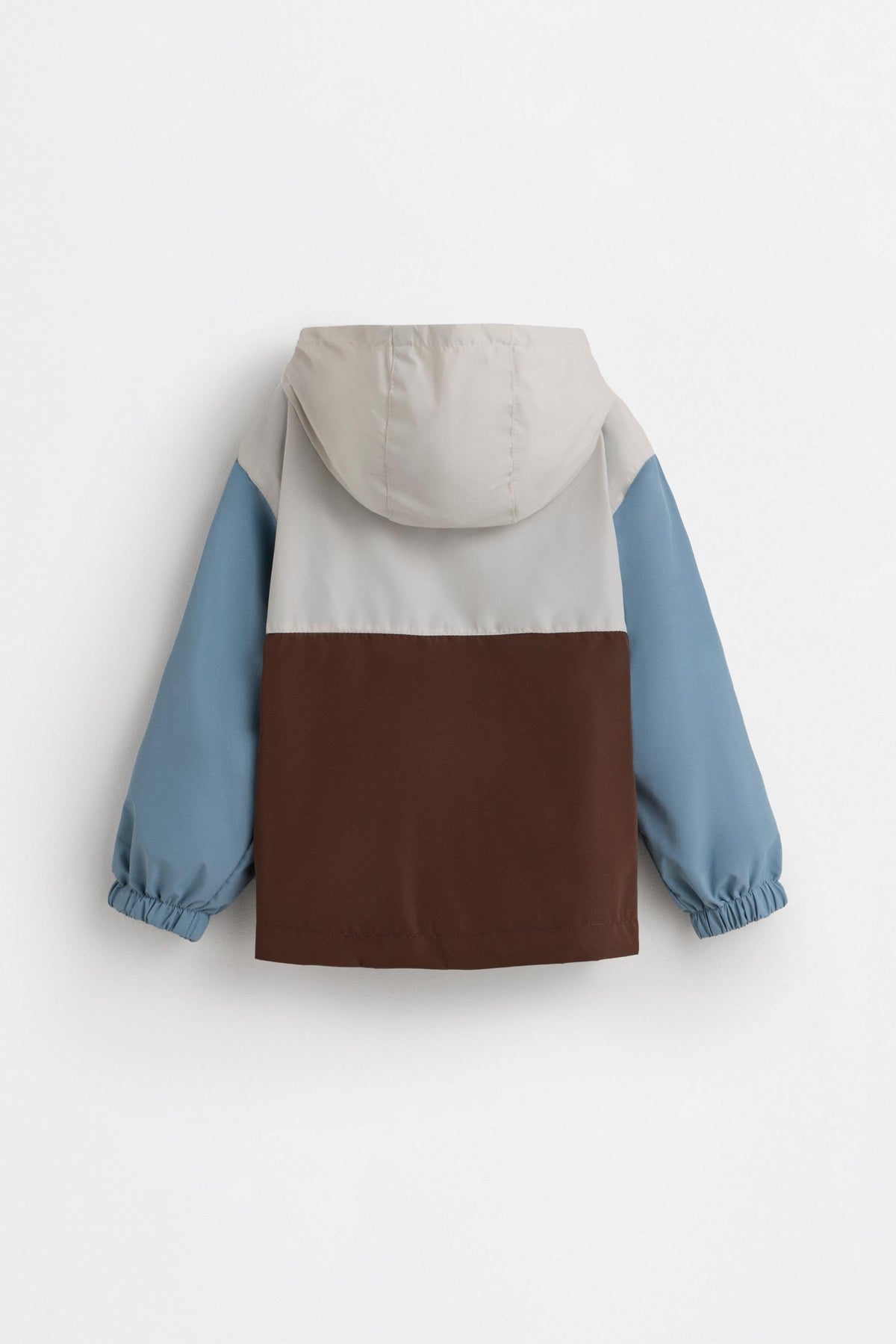 Color block windbreaker