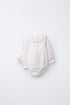 TEXTURED FLORAL BODYSUIT - Oyster-white / 12-18 months (86 cm)