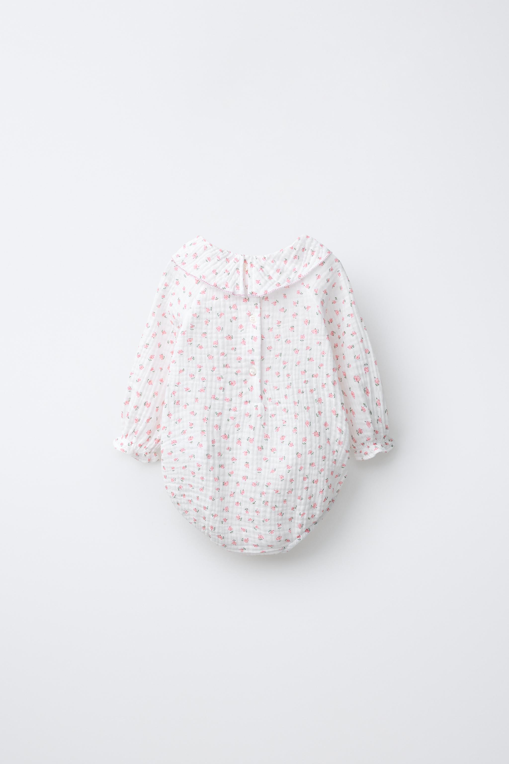 TEXTURED FLORAL BODYSUIT
