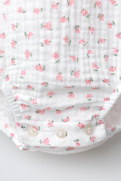 TEXTURED FLORAL BODYSUIT