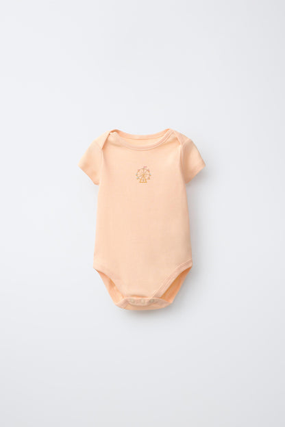 5-PACK OF CIRCUS PRINT BODYSUITS