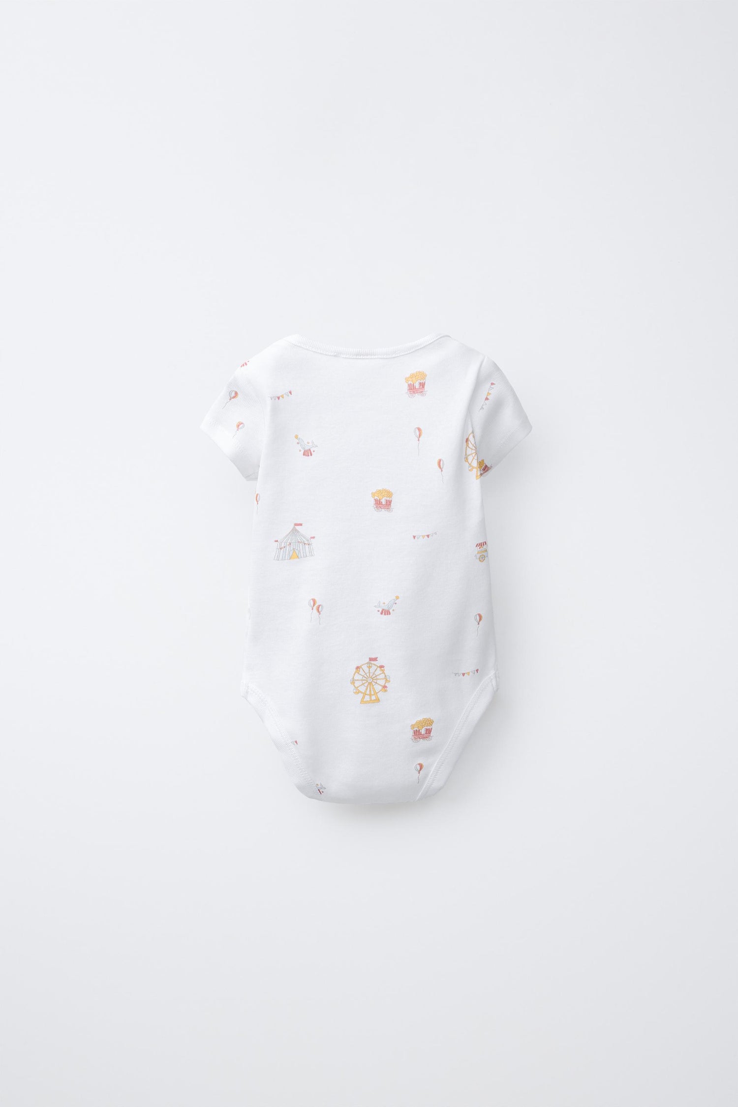 5-PACK OF CIRCUS PRINT BODYSUITS