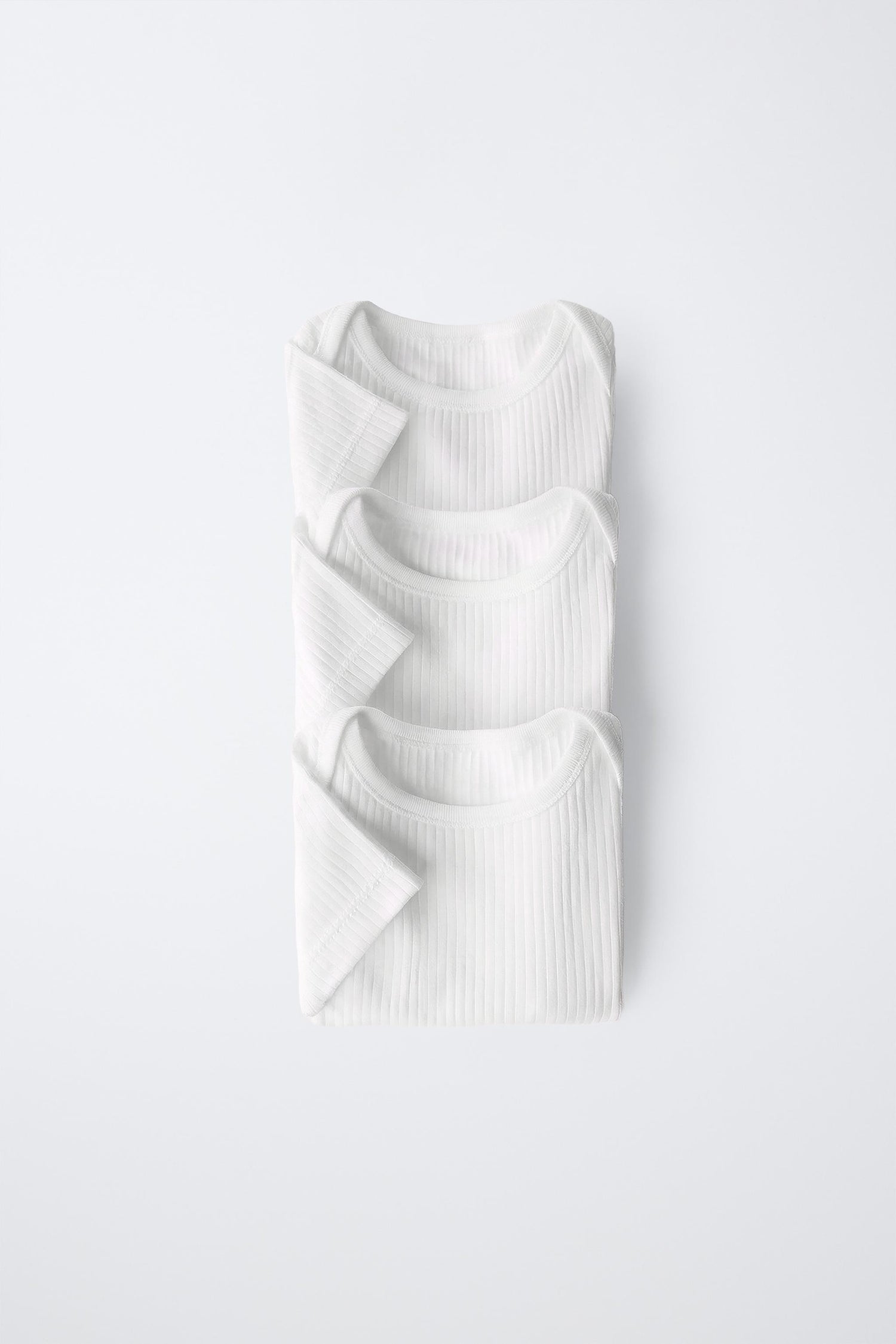 3-PACK OF SHORT SLEEVE BODYSUITS - White / 12-18 months (86 cm)