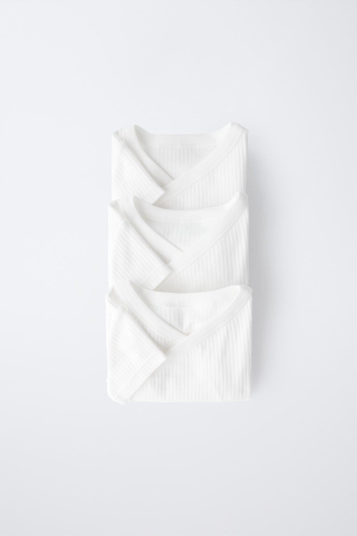 3-PACK OF KIMONO NECK SHORT SLEEVE BODYSUITS - White / 0-1 months (56 cm)