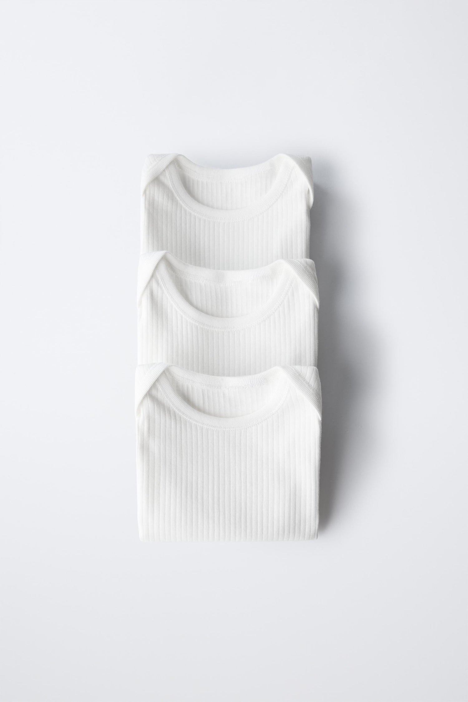 3-PACK OF SLEEVELESS BODYSUITS - White / 12-18 months (86 cm)