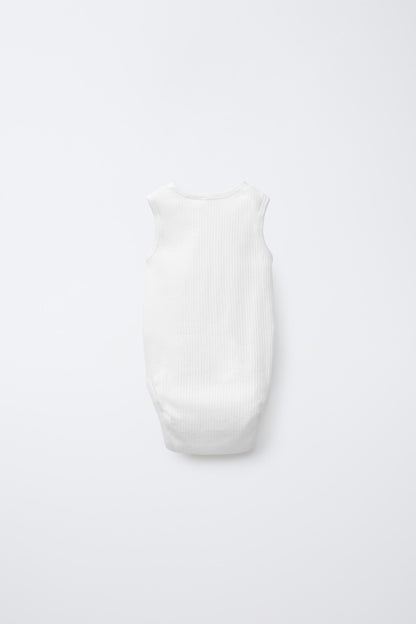3-PACK OF SLEEVELESS BODYSUITS