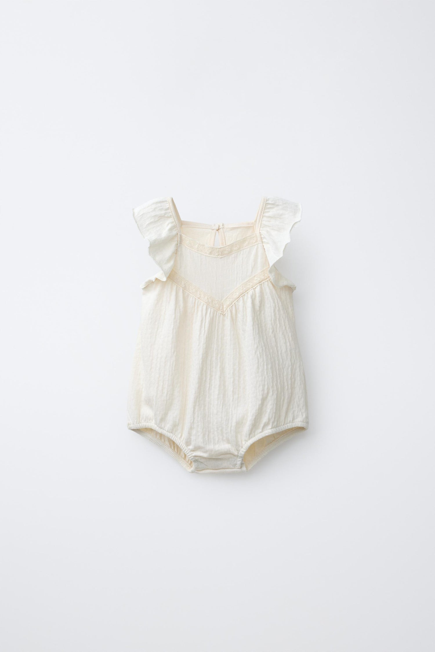 ROMANTIC LACE BODYSUIT - Light ecru / 12-18 months (86 cm)