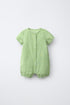 TEXTURED CHECK ROMPER - Light green / 12-18 months (86 cm)