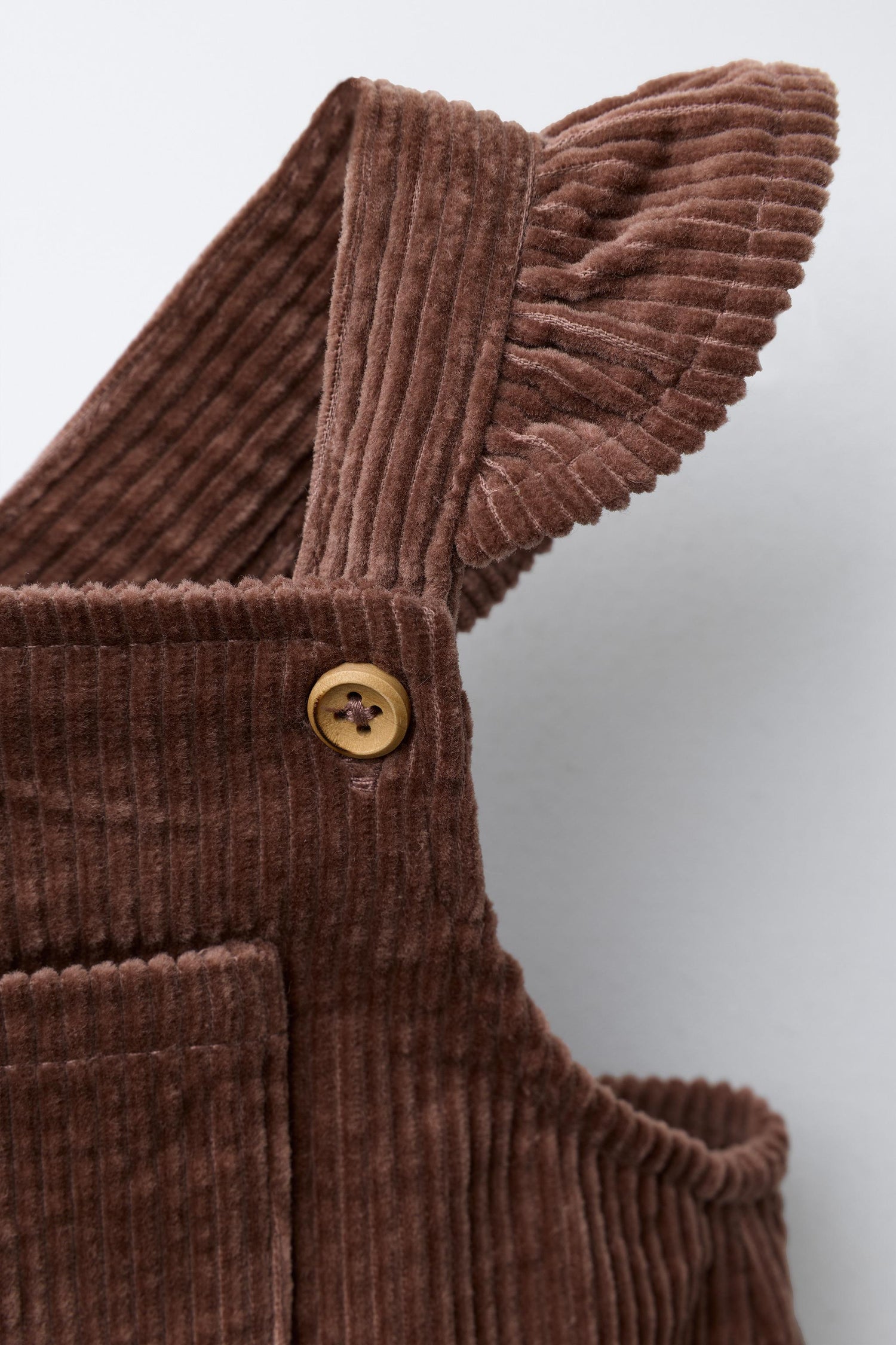 CORDUROY PINAFORE DRESS AND KNICKERS