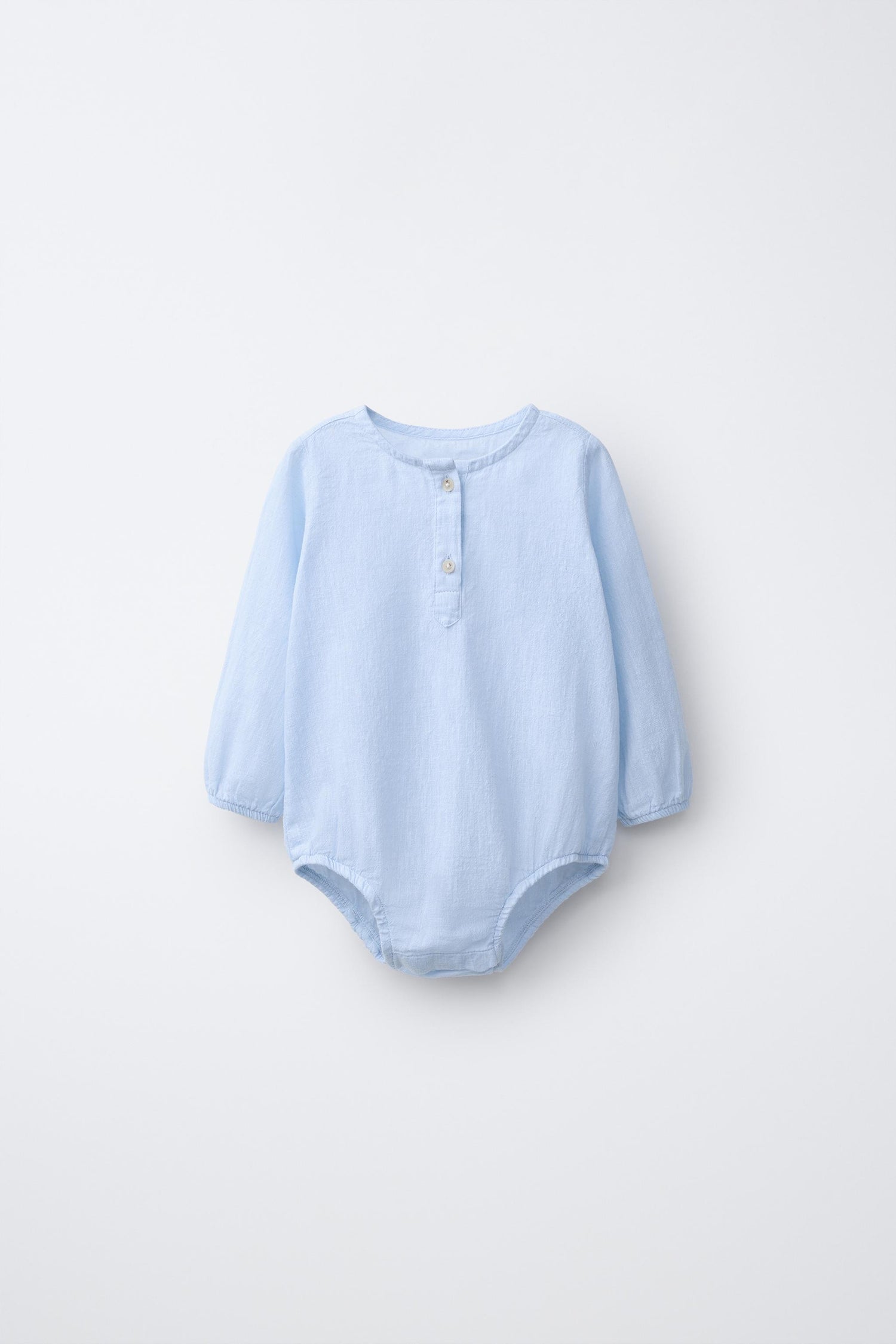 COTTON AND LINEN BODYSUIT