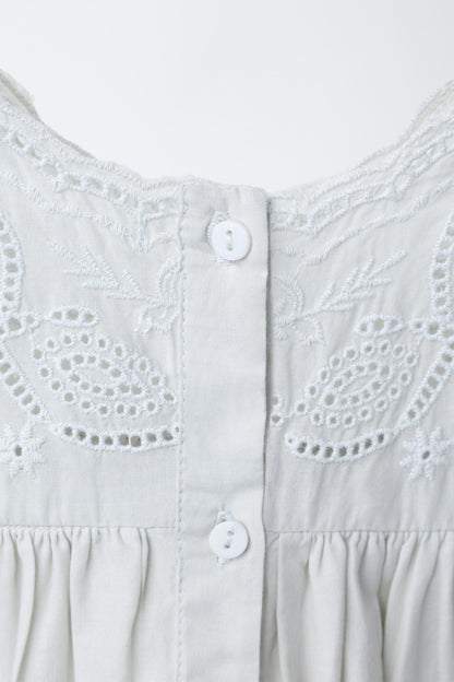 SWISS EMBROIDERED DRESS AND BRIEFS