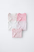 5-PACK OF SHORT SLEEVE FLOWER & STRAWBERRY BODYSUITS - Pink / 12-18 months (86 cm)