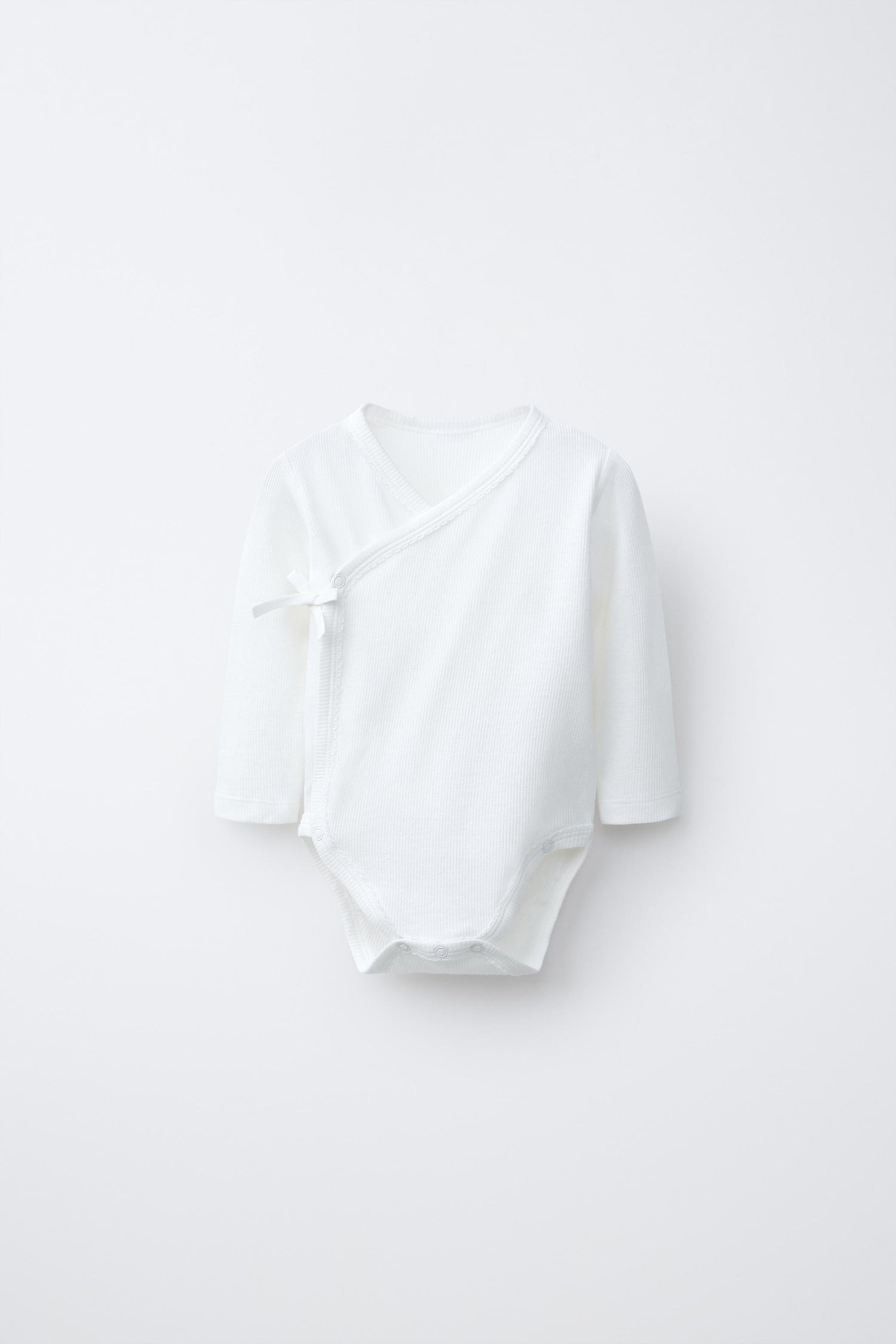 3-PACK RIB KIMONO NECK BODYSUITS