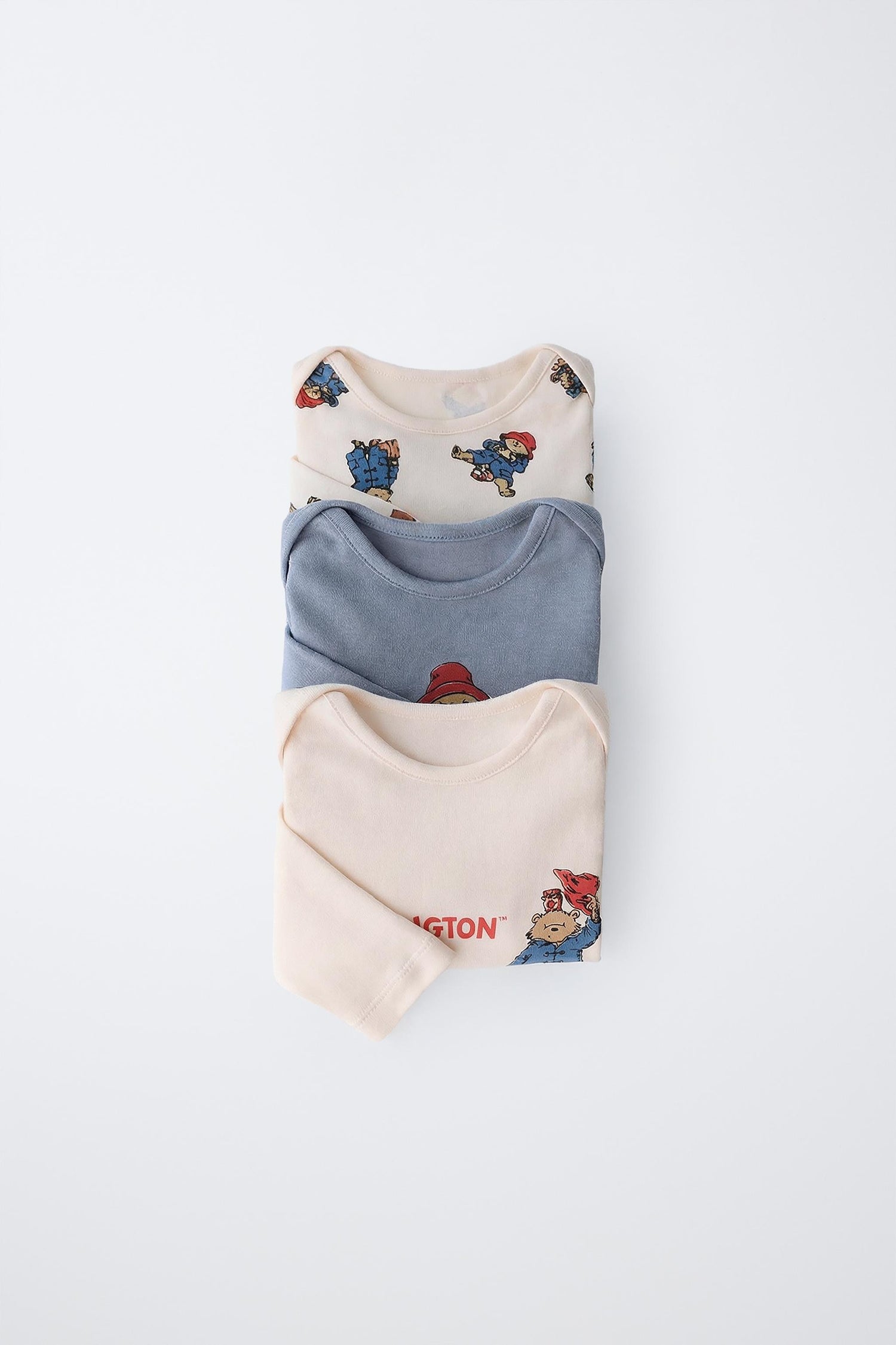 3-PACK PADDINGTON™ BODYSUITS - Ecru / 12-18 months (86 cm)