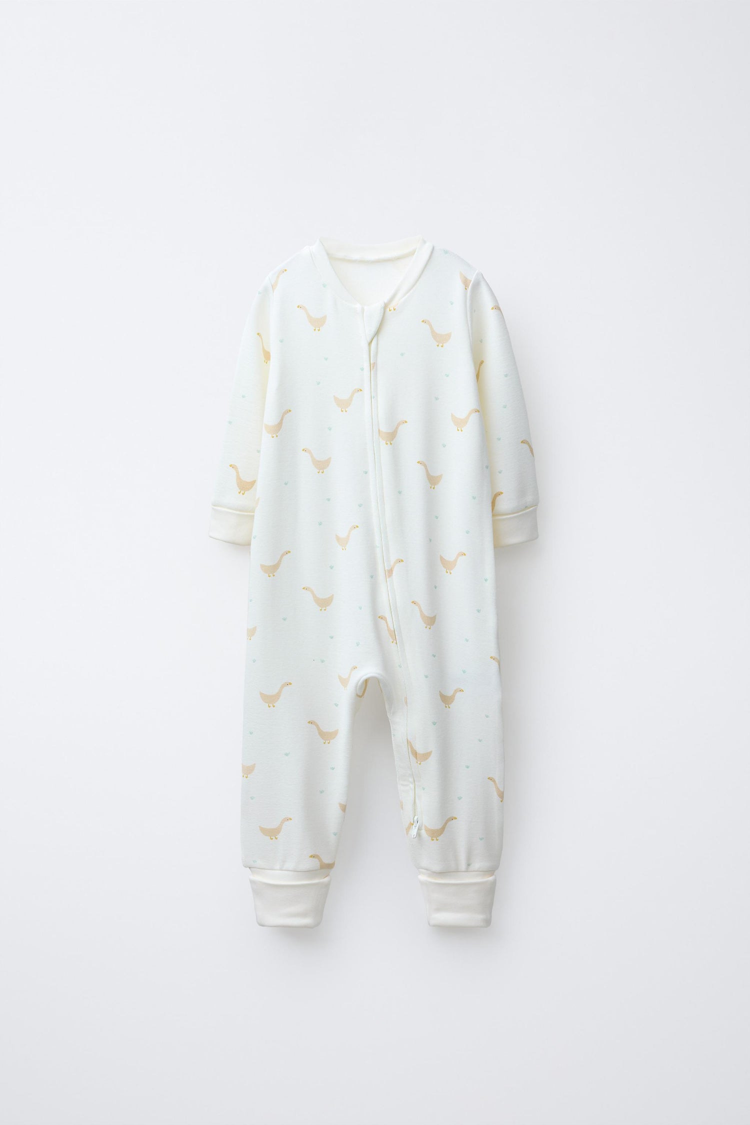 WARM DUCK CONVERTIBLE FOOT SLEEPSUIT