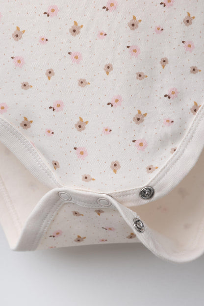 5-PACK OF FLORAL PRINT BODYSUITS