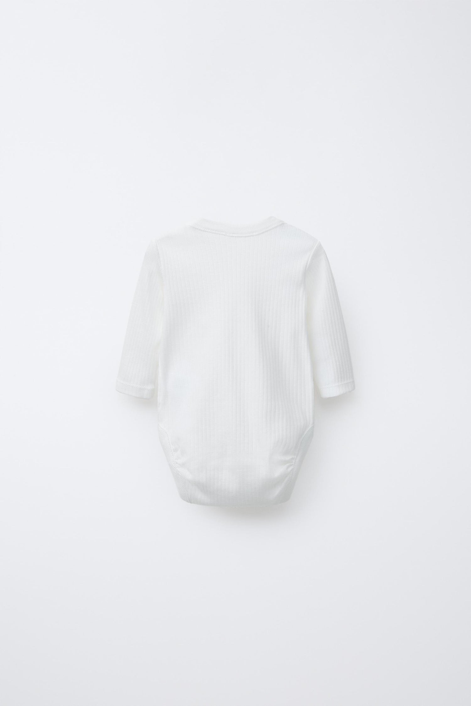 0-6 MONTHS/ THREE-PACK OF KIMONO COLLAR LONG SLEEVE BODYSUITS