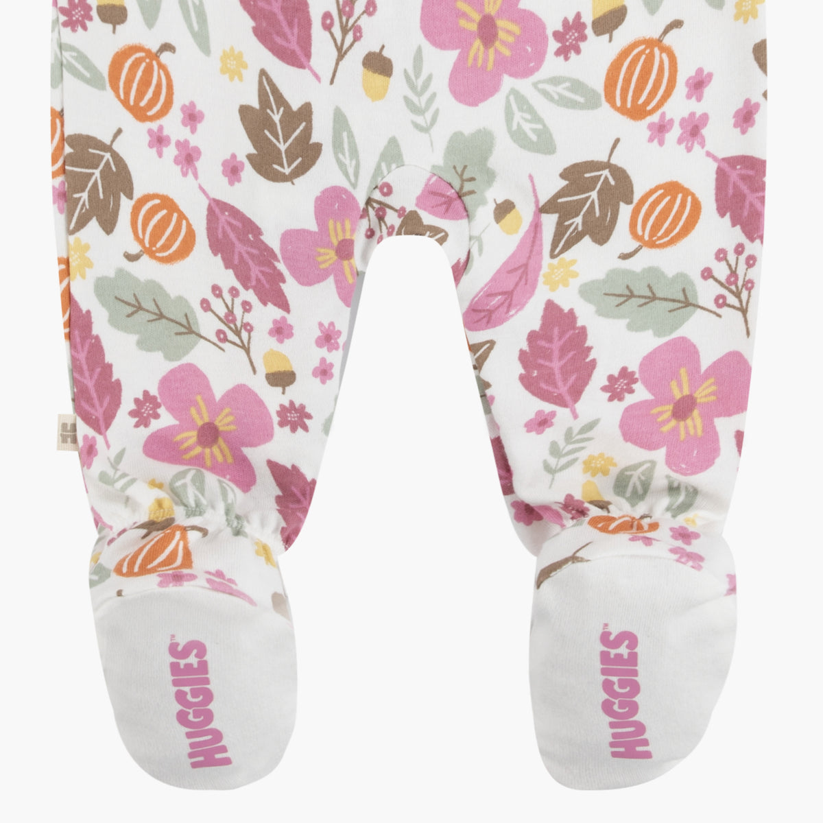 Huggies Floral Printed Long Sleeves Sleepsuit