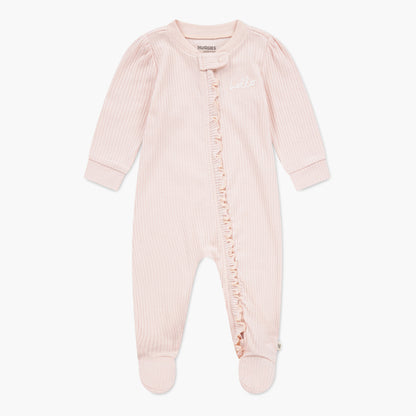 Huggies Solid Long Sleeves Sleepsuit - Pink / 0-3 mths
