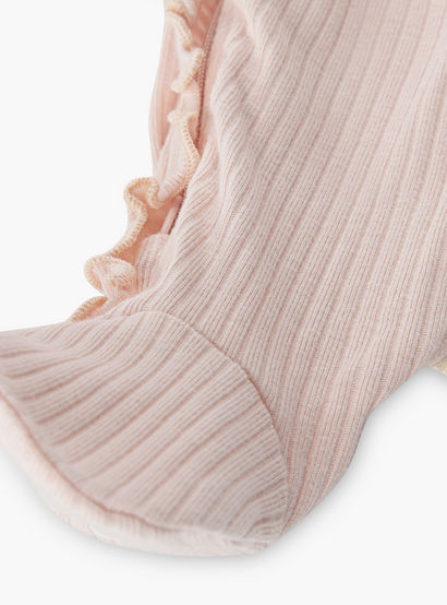 Huggies Solid Long Sleeves Sleepsuit-baby-girls-clothing-nightwear-sleepsuits-image-4