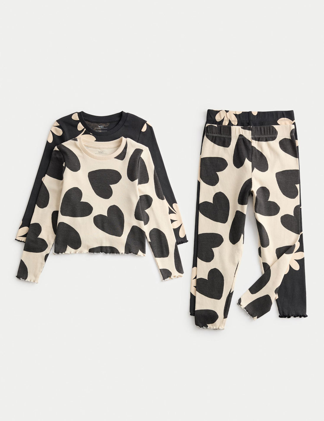 2 Pack Cotton with Stretch Printed Pyjama Sets (1-8 Yrs)