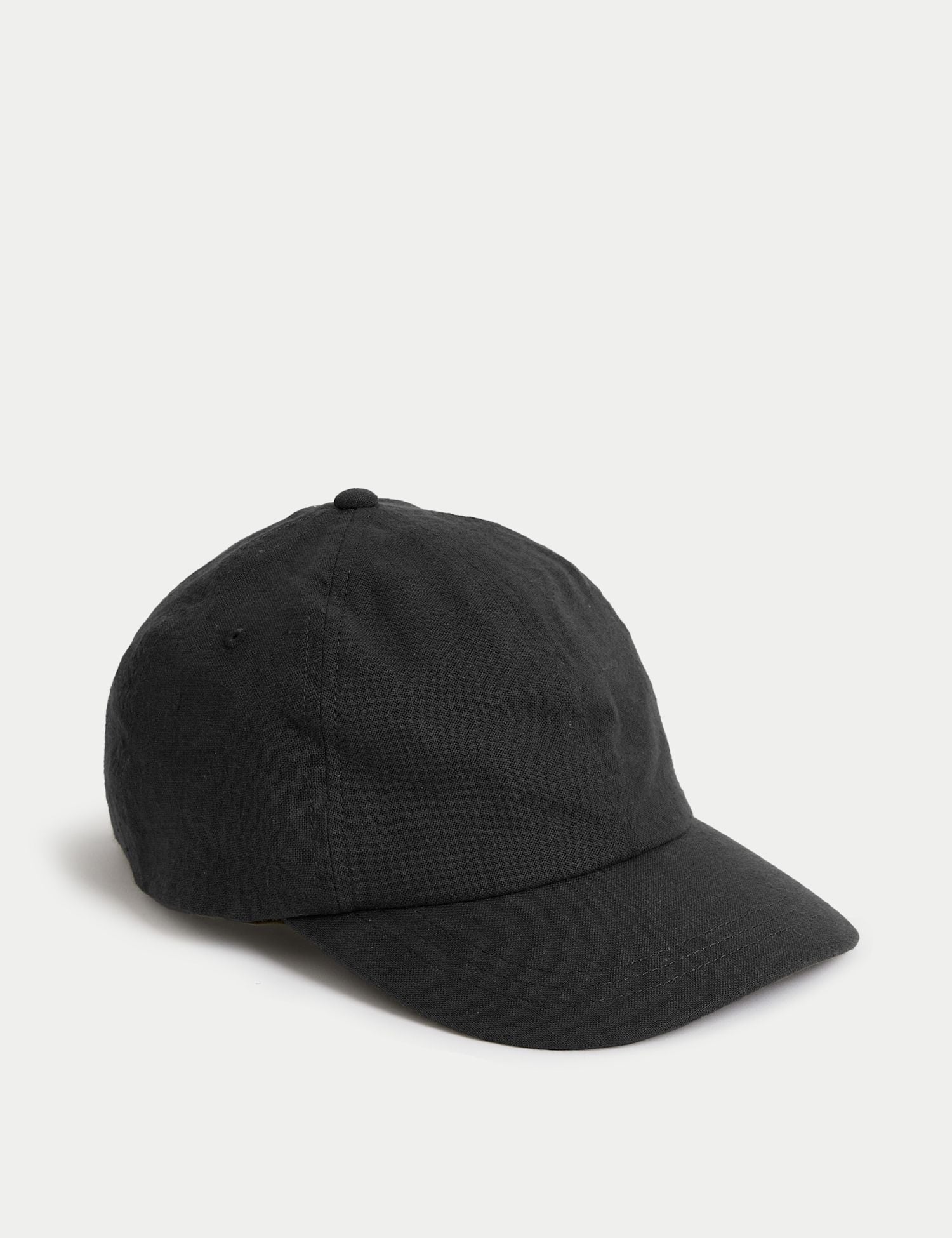 Linen Blend Baseball Cap - Option 1