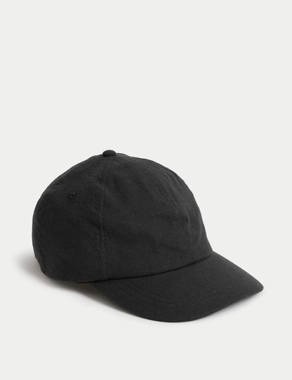 Linen Blend Baseball Cap - Option 1