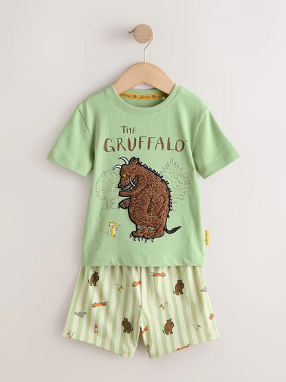 Sage Green Single Gruffalo Short Pyjamas (9mths-9yrs)