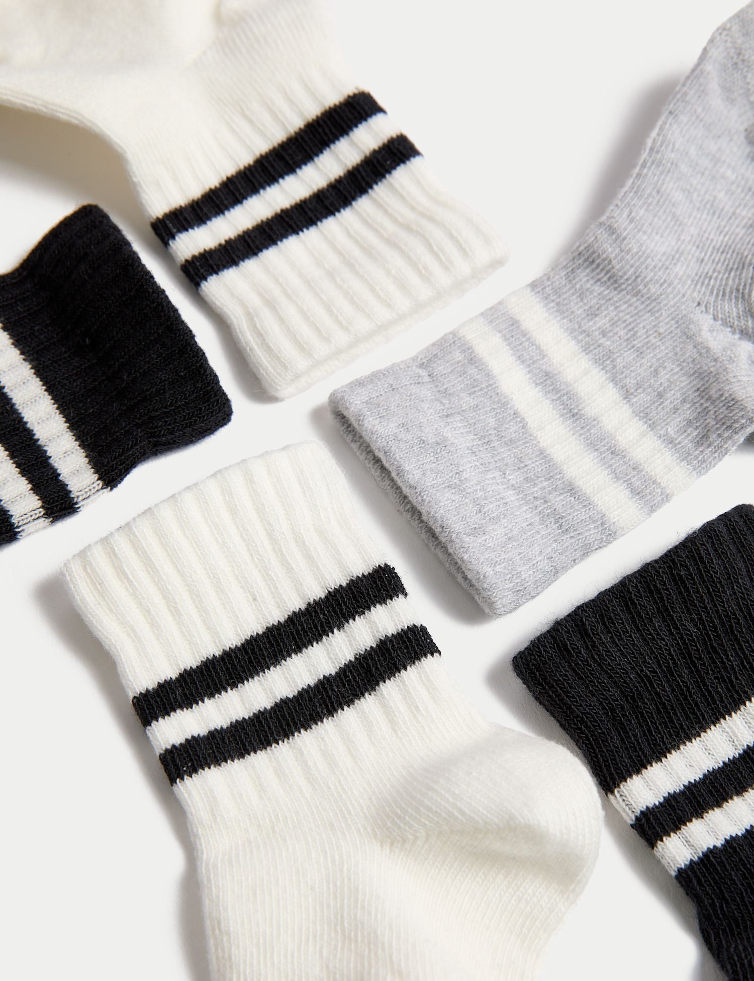 5 Pack Cotton Rich Baby Socks (0-3 Yrs)