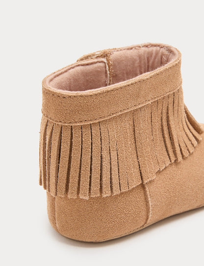 Baby Tassel Western Pram Boots (0-18 Months)