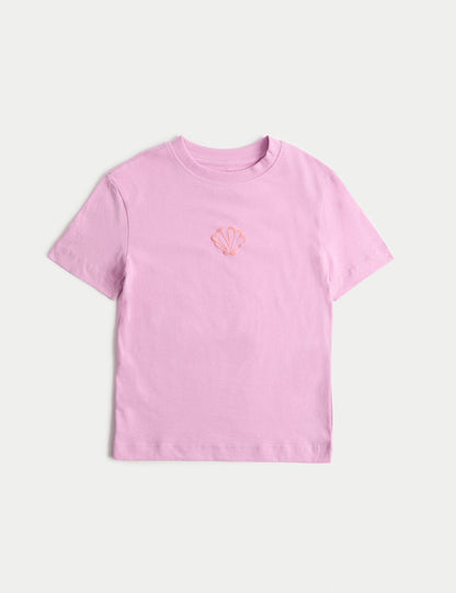 Pure Cotton Shell T-Shirt (2-8 Yrs)