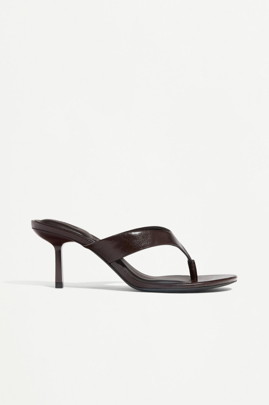 Toe heel sandal - BROWN / 35