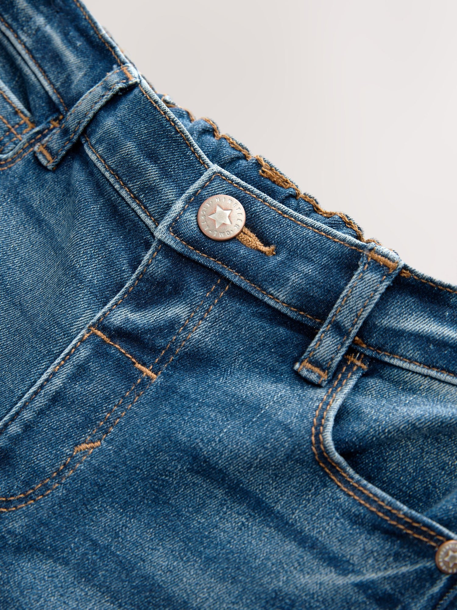 Mid Blue Denim Regular Fit Comfort Stretch Jeans (3mths-7yrs) - Size 3-6 Months (62-68cm)