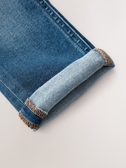 Mid Blue Denim Regular Fit Comfort Stretch Jeans (3mths-7yrs) - Size 3-6 Months (62-68cm)