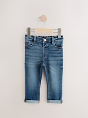 Mid Blue Denim Regular Fit Comfort Stretch Jeans (3mths-7yrs) - Size 3-6 Months (62-68cm)