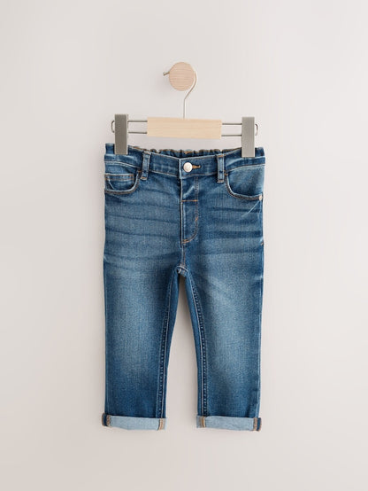 Mid Blue Denim Regular Fit Comfort Stretch Jeans (3mths-7yrs) - Size 3-6 Months (62-68cm)