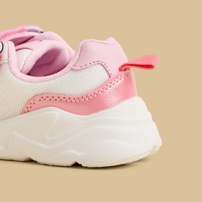 My Melody Applique Sports Shoes with Hook and Loop Closure